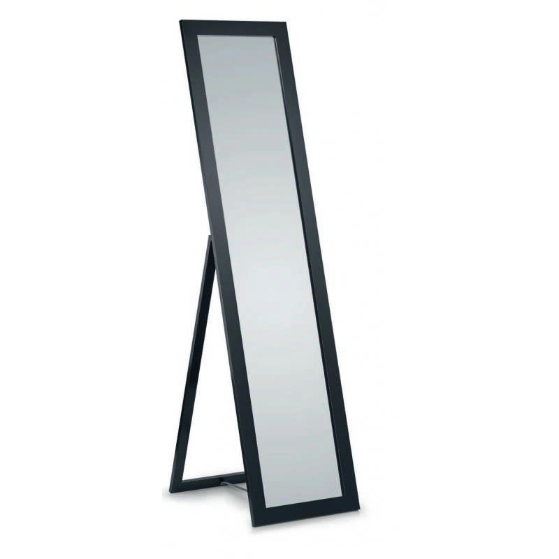 TINA - Miroir déco design en verre noir