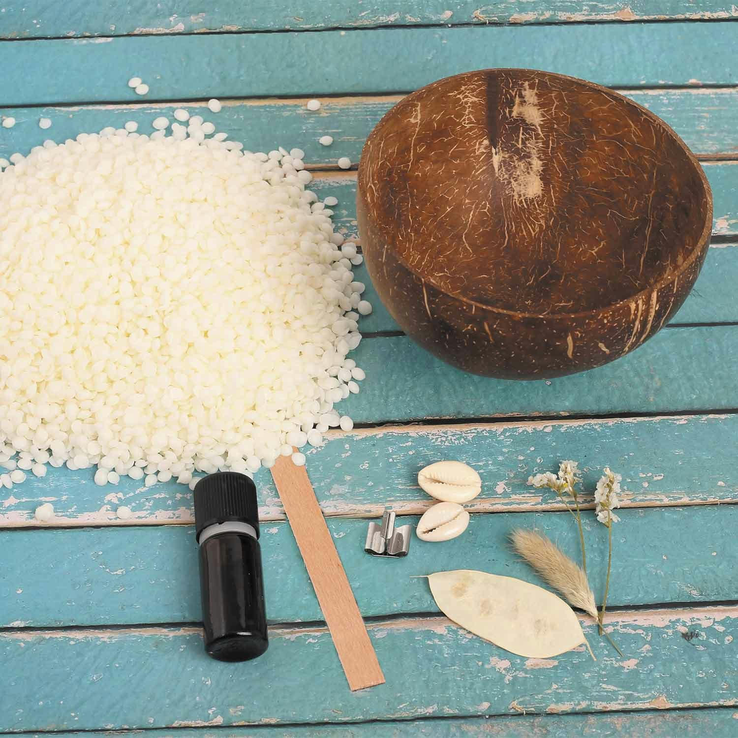 - Bougie noix de coco à faire soi-même