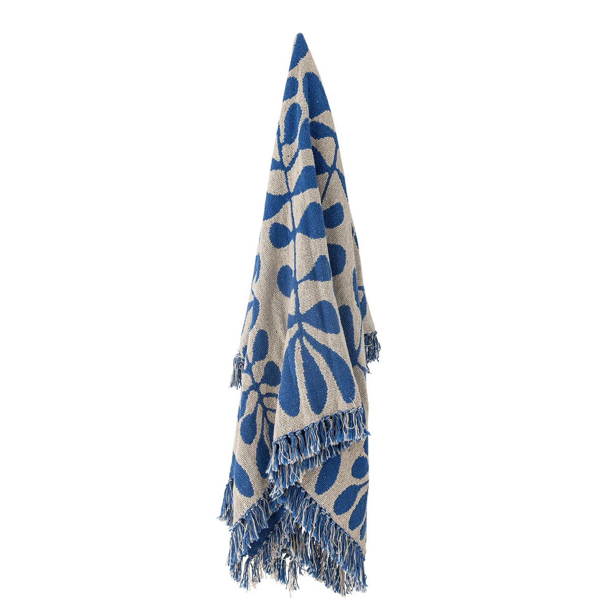 Bloomingville - Nevine Decke, 130 x 160 cm, blau