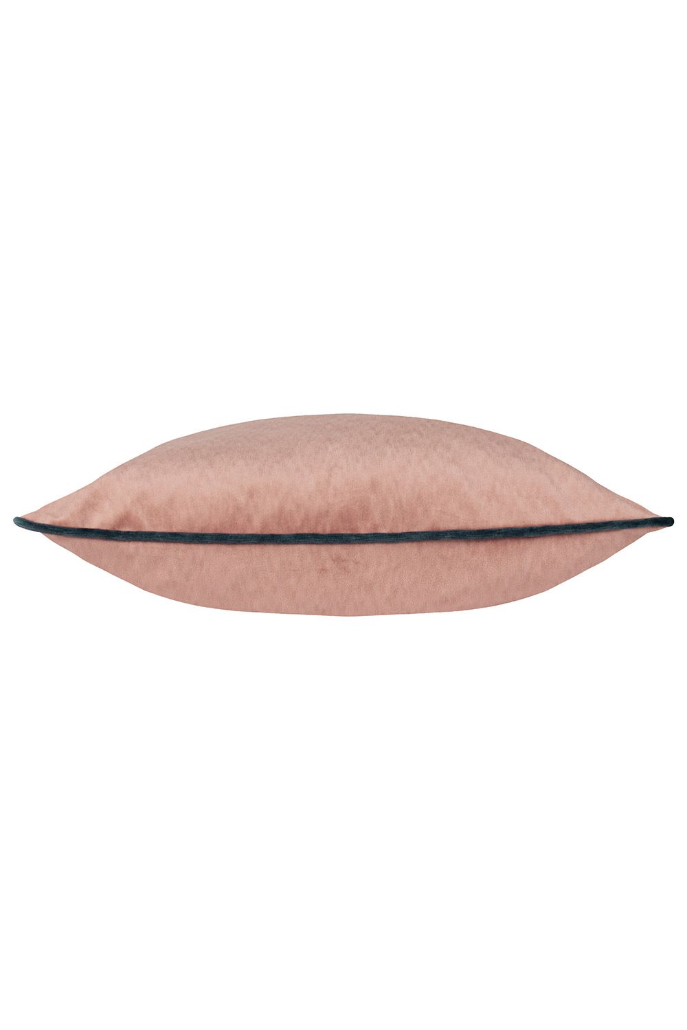 Paoletti Torto Mottled Velvet Contrast Piped Cushion