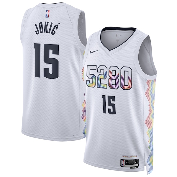 Nikola Jokic Denver Nuggets Nike Unisex 2024/25 Swingman Player Jersey - City Edition - White