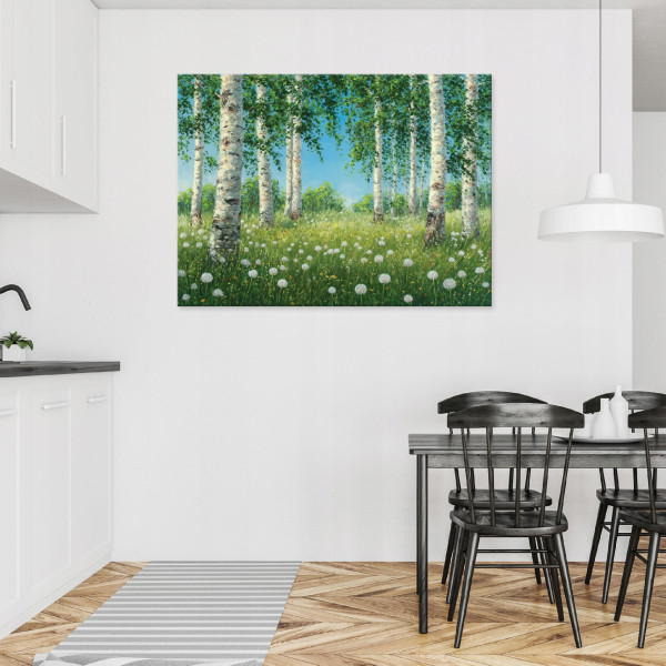 Obraz Las Zielony Na Płótnie Do Sypialni Salonu 60x40
