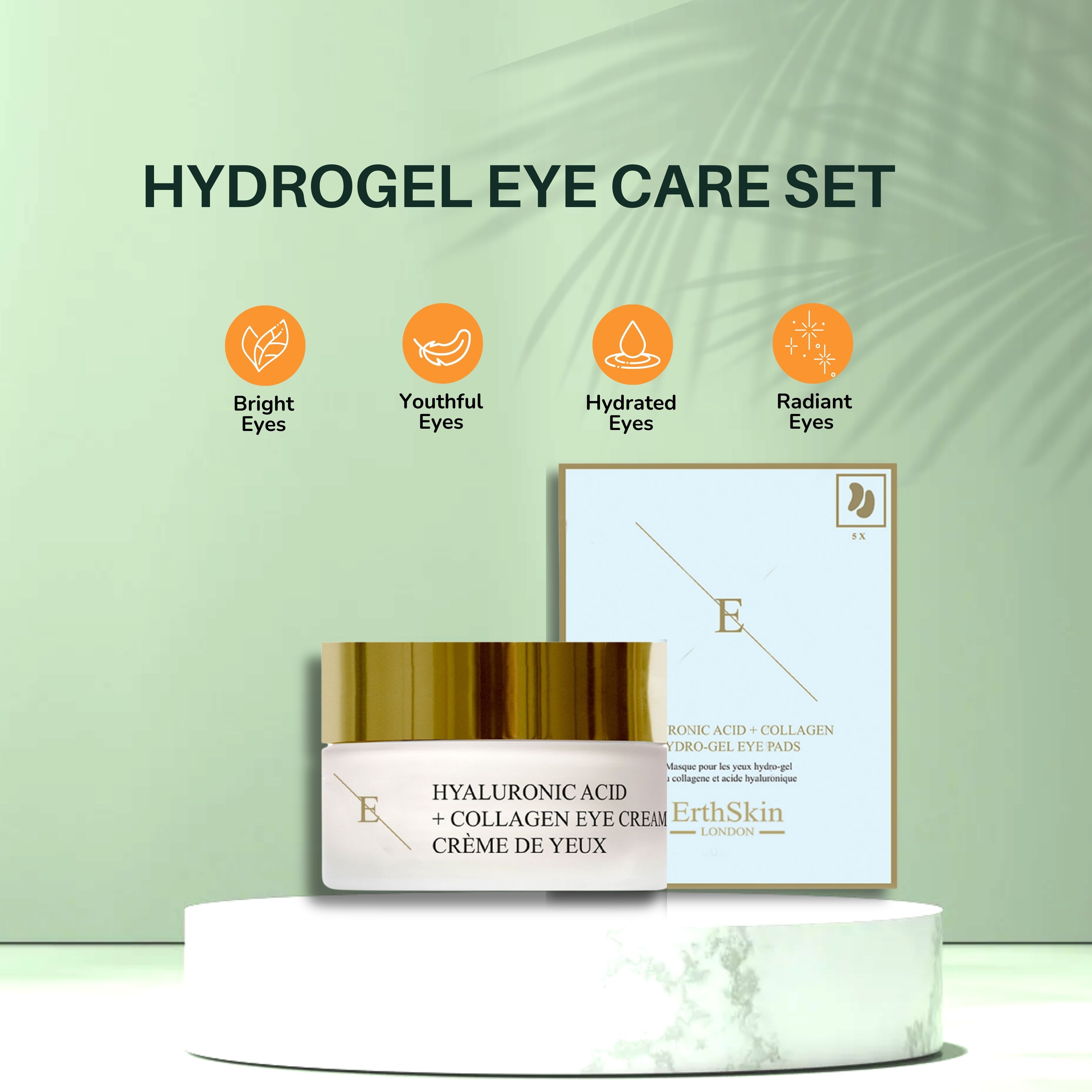 Erth Skin London Collagen Pro Age Cream 30ml   Hyaluronic Acid Eye Pads