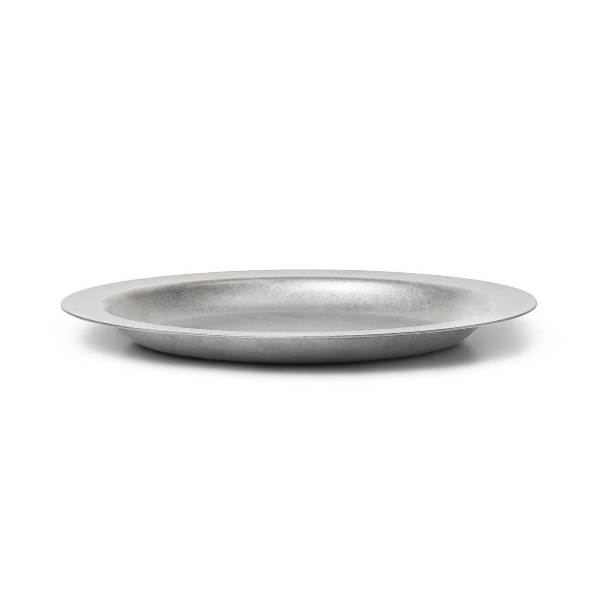 Ferm Living - Tumbled Teller, Edelstahl