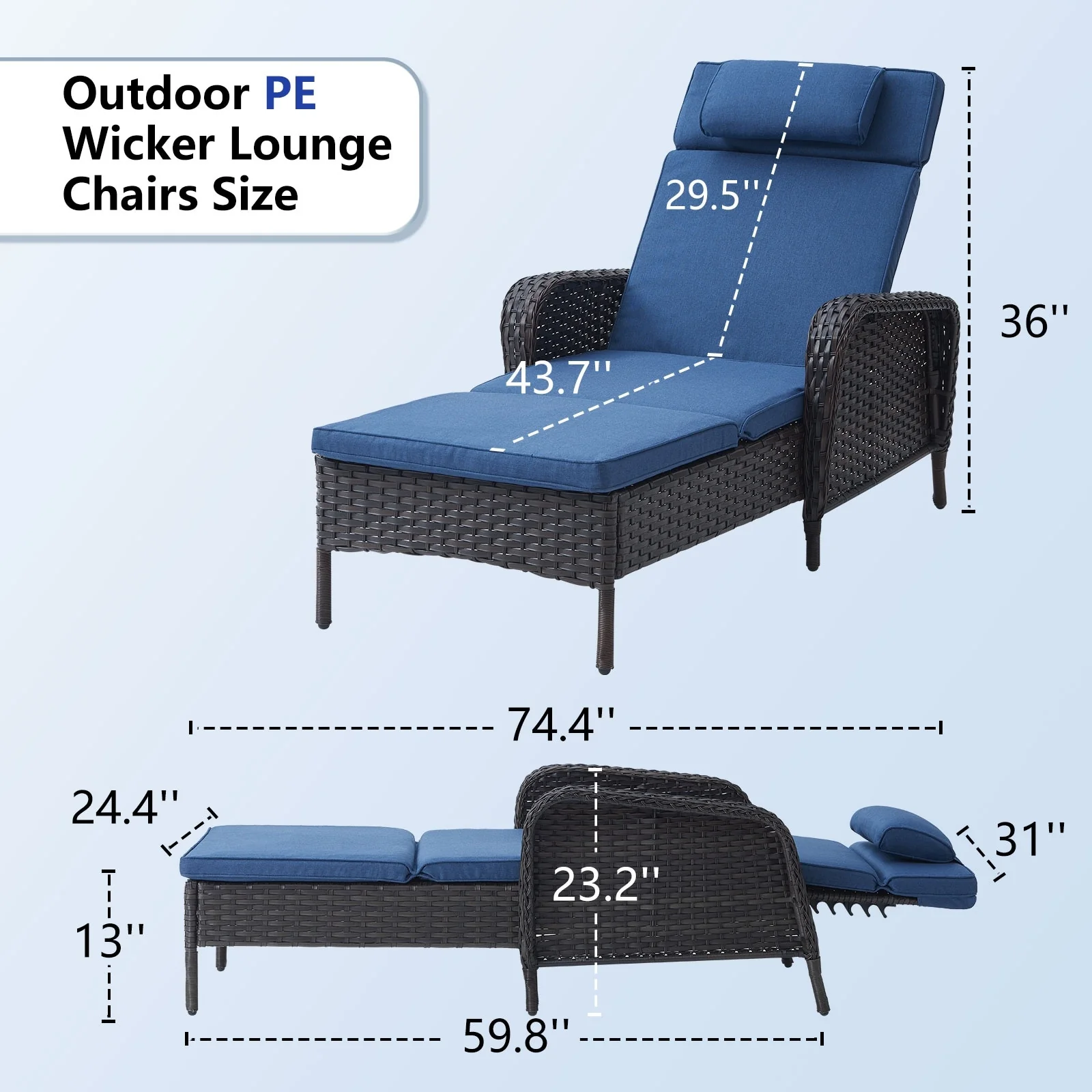 Patio Lounge Chairs Single Lounge Chaise