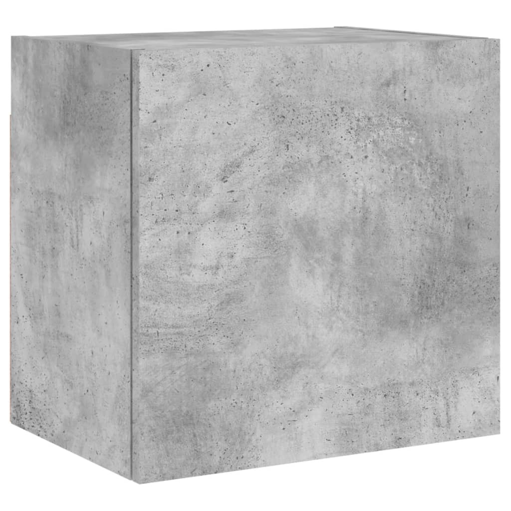 Ścienna szafka TV szarość betonu 40.5x30x40 cm