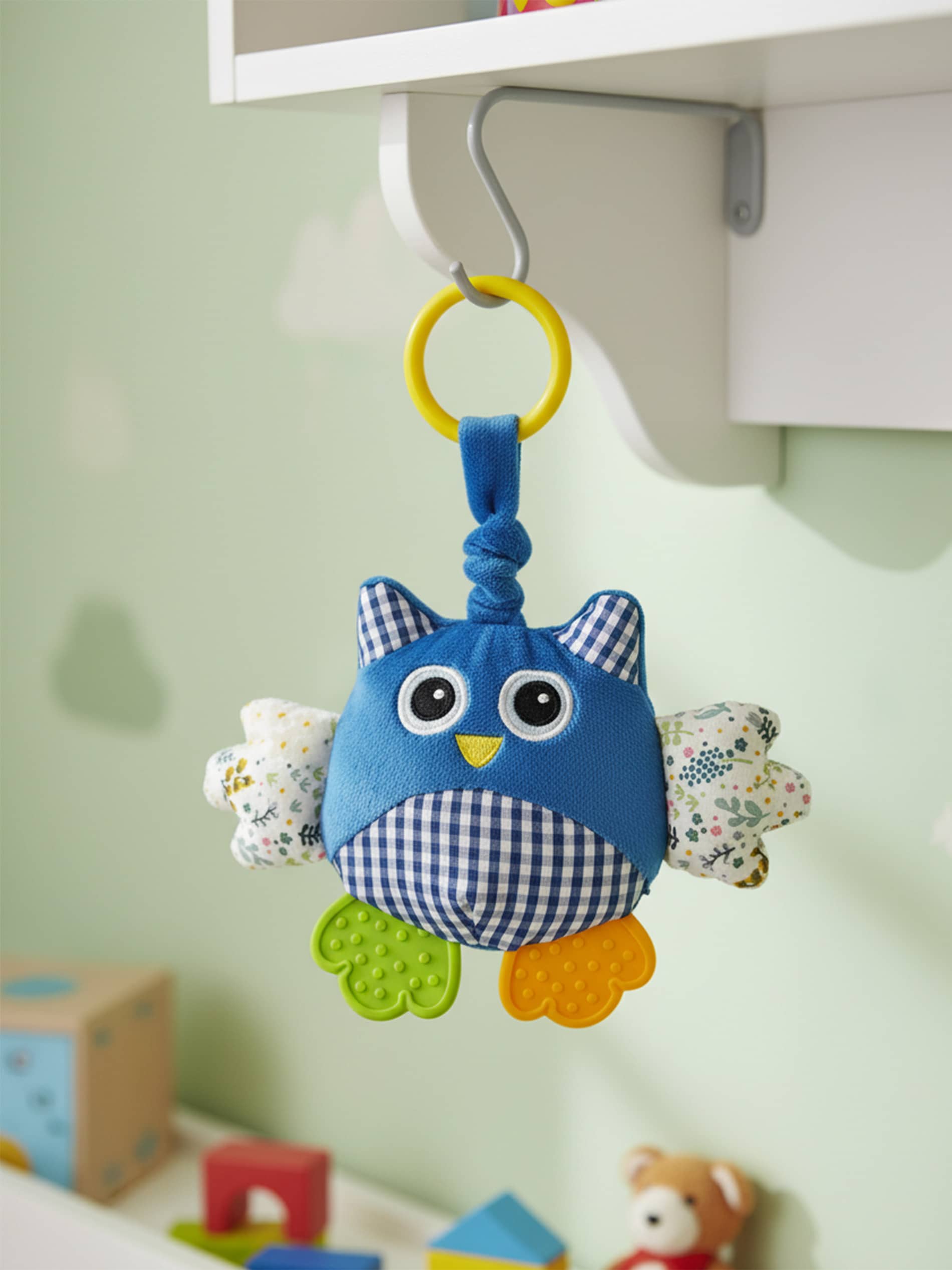 Sensoryczna zawieszka sowa z wibracją