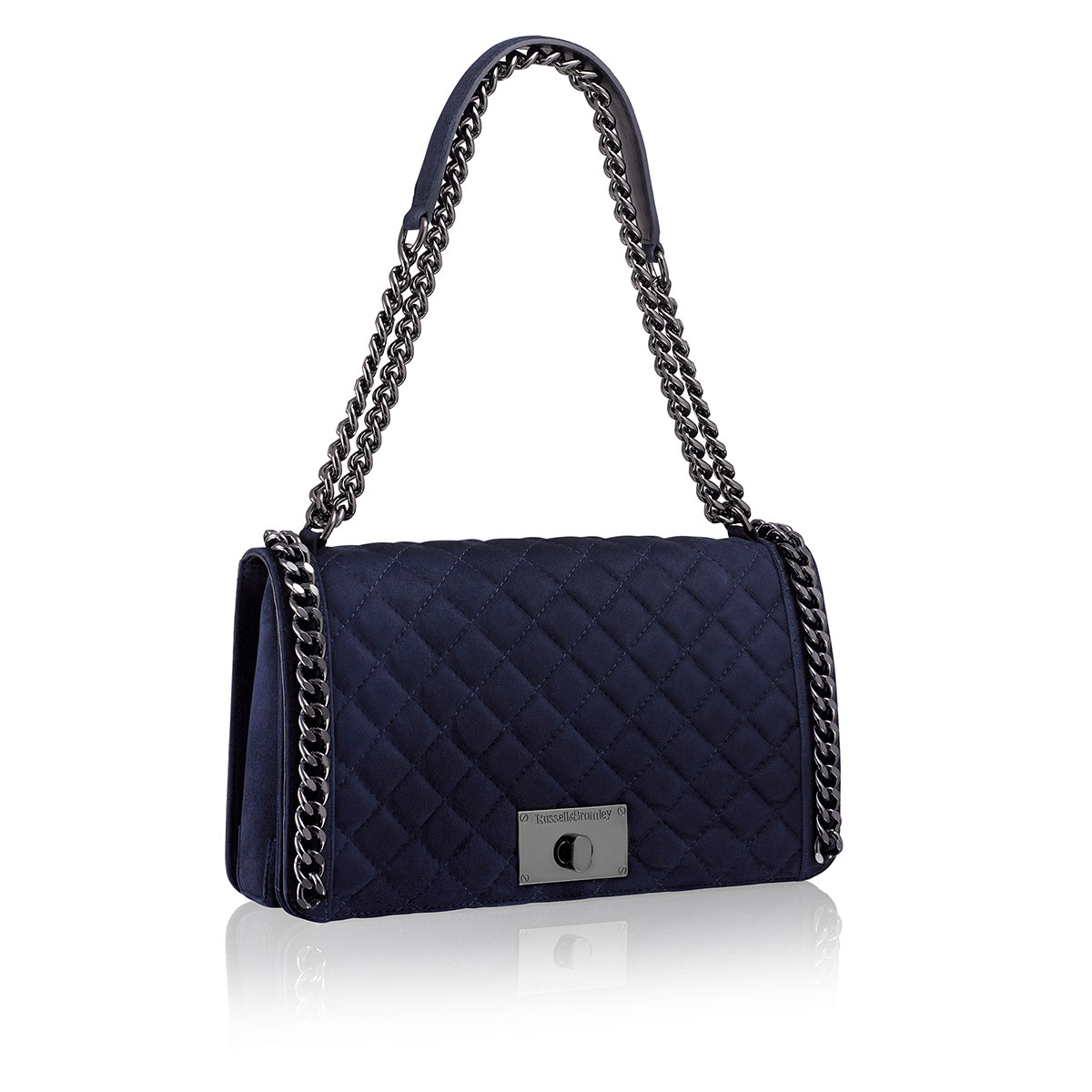 Russell & Bromley CHAINY Chain Trim Shoulder Bag