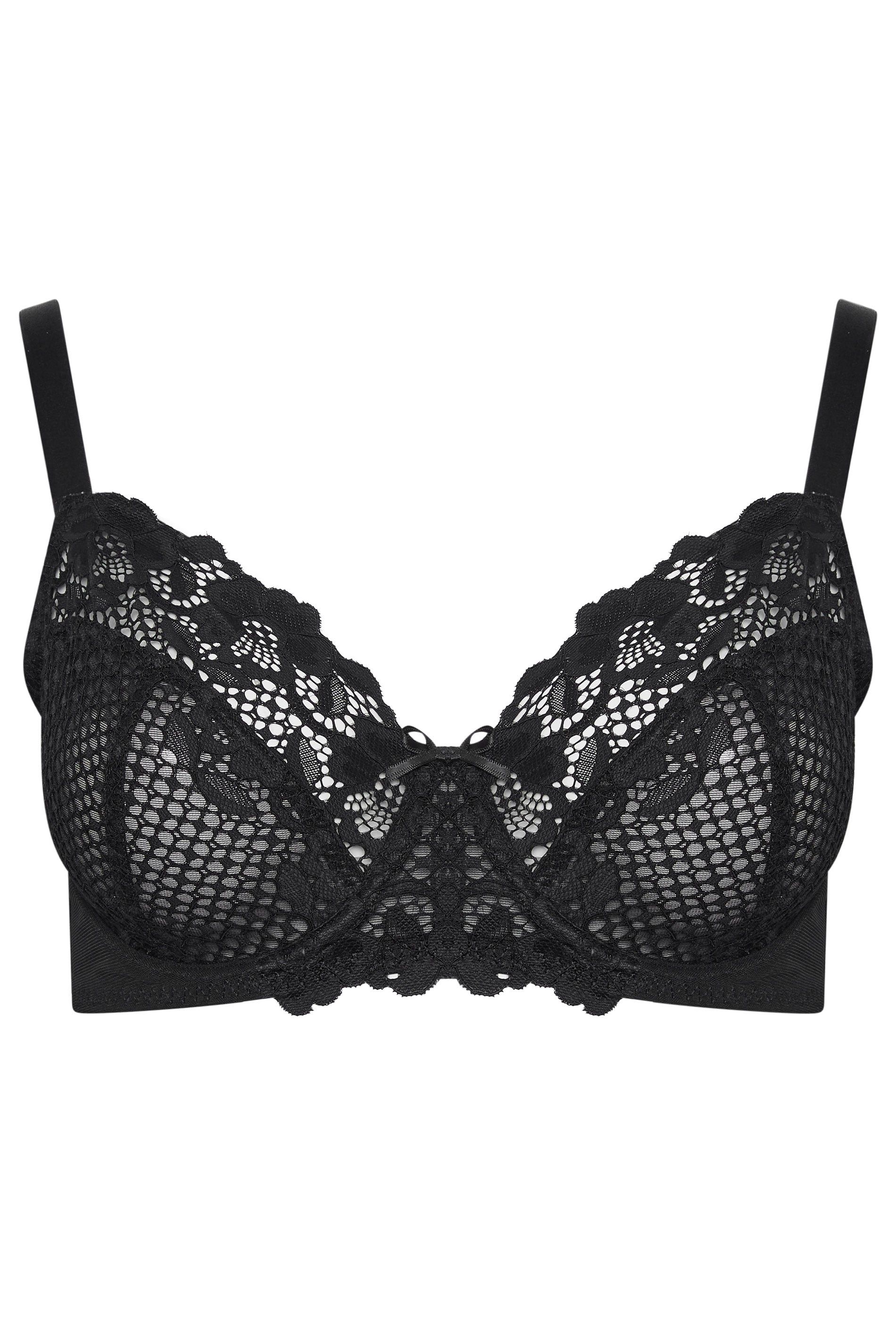 Yours 2 Pack Lace Trim Bras