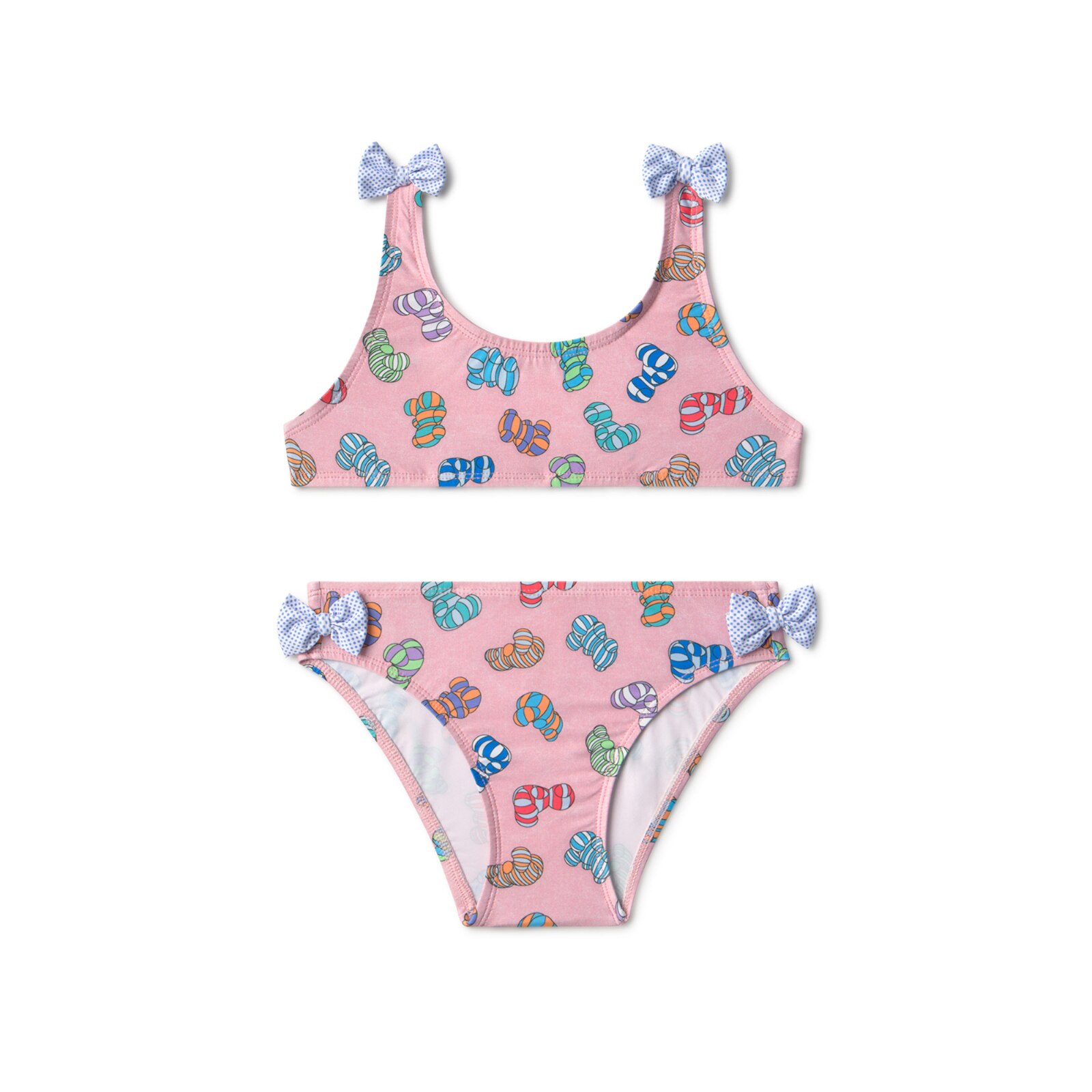 Bikini de niña Candy rosa