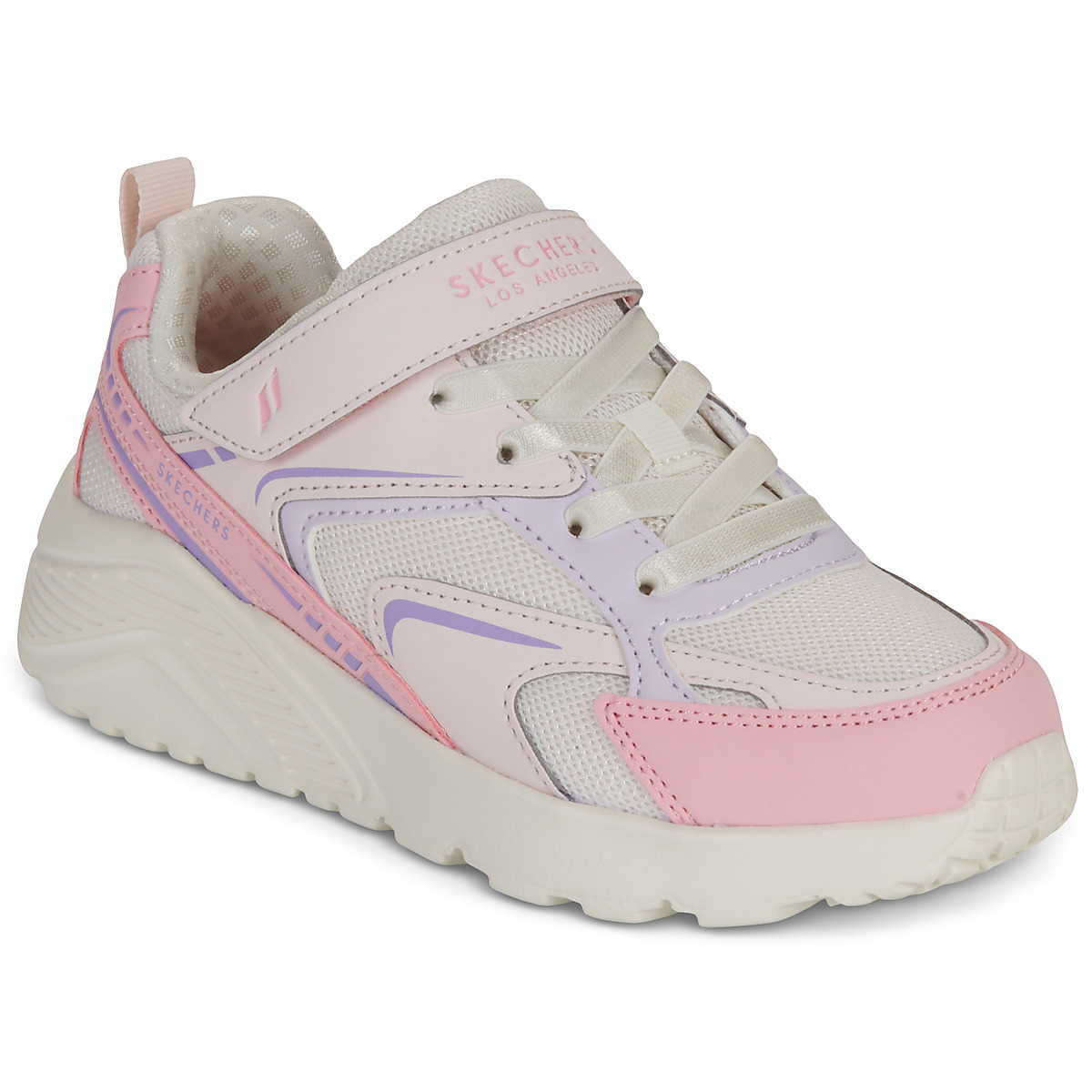 Skechers - UNO LITE - Pink / White
