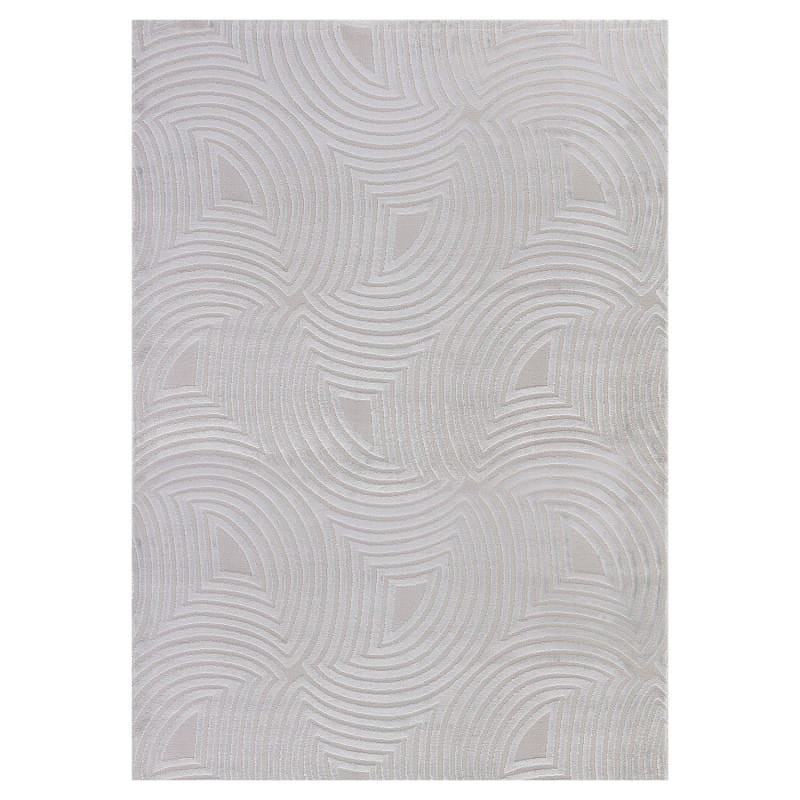 Dywan nowoczesny 3D Sahara Geometria szary 80 cm x 150 cm