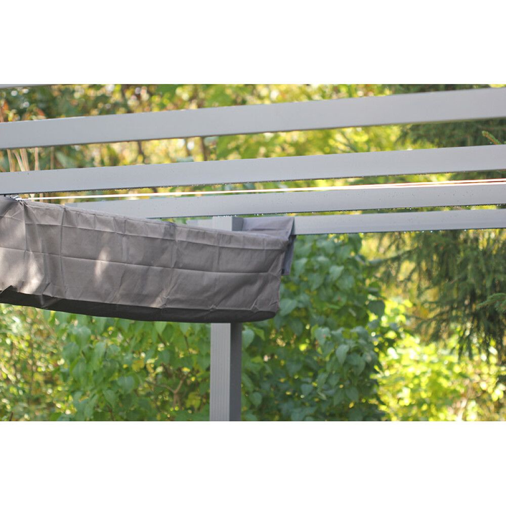 BESKYTTELSESDUK JABO TIL PERGOLA TAK 3X3/4M GRÅ