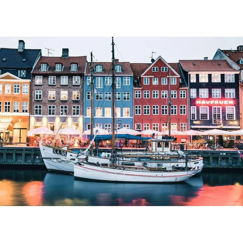 Puzzle 1000er-Set Kopenhagen