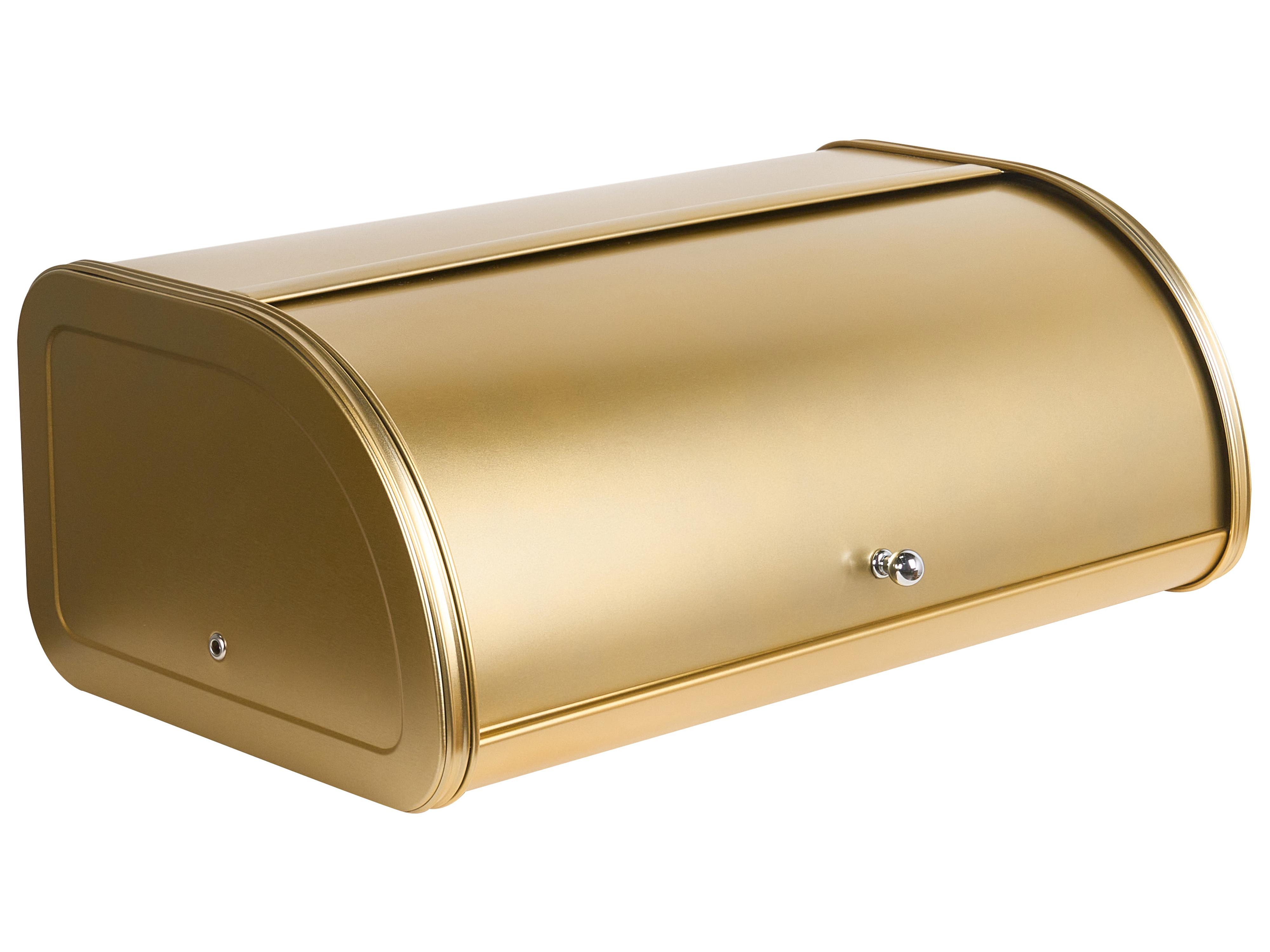 Bread Bin DELECTATION Stainless Steel Gold