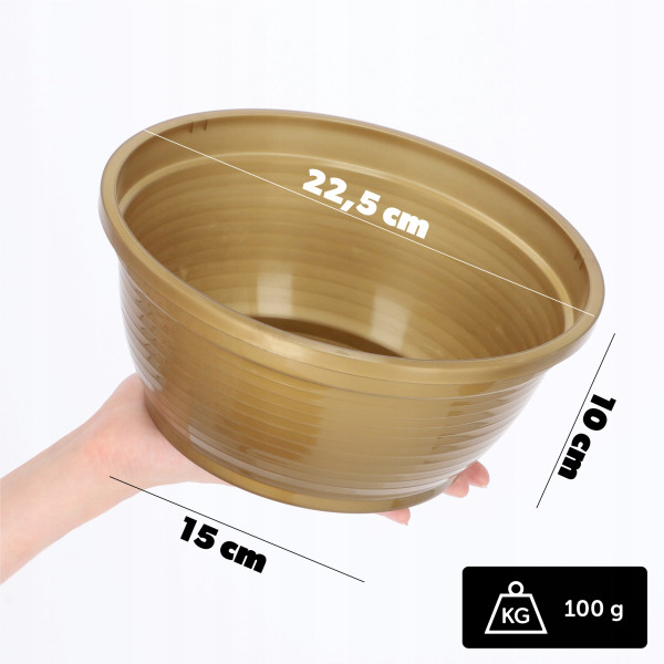 Doniczka Osłonka Donica Na Kwiaty 22cm Kolor Misa