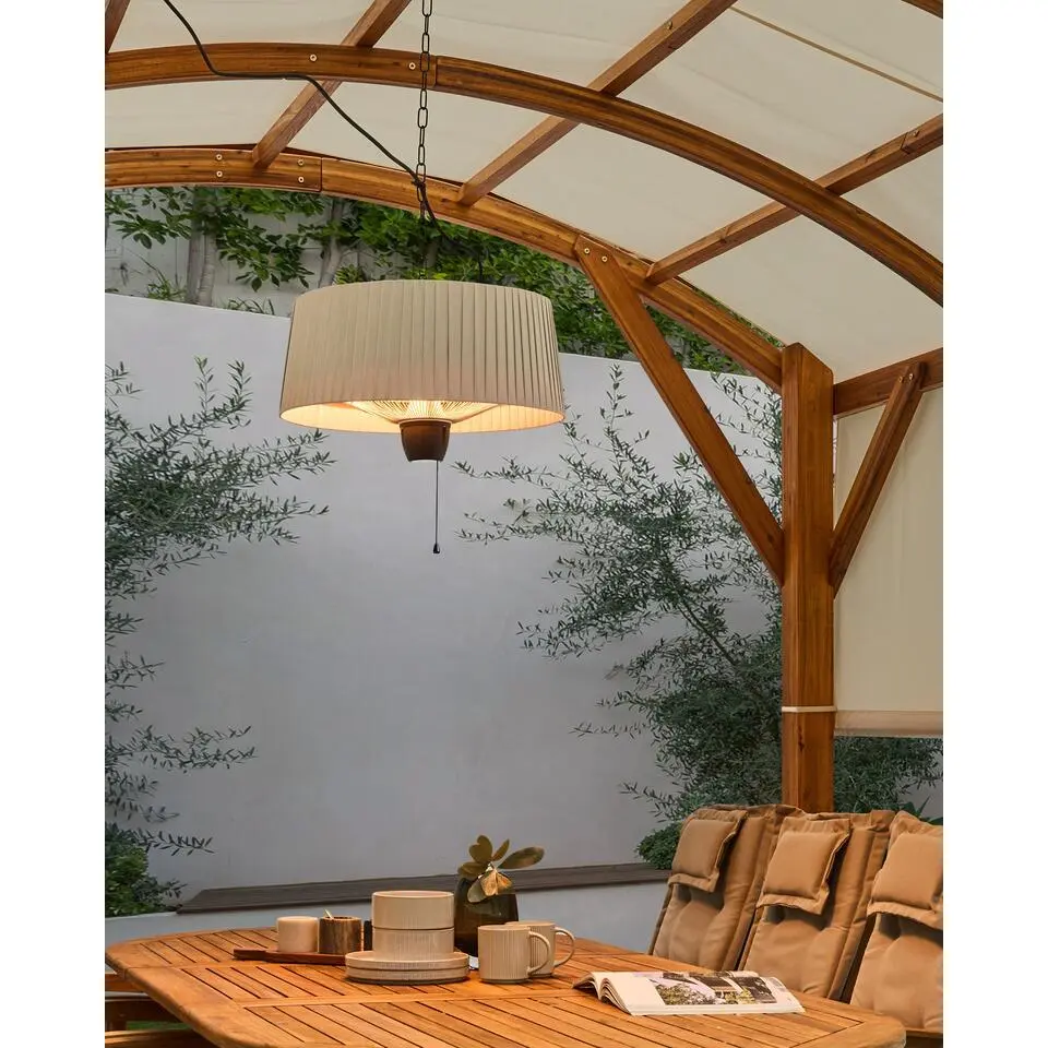 ASCEA - Terrasverwarmer - Lichtgrijs - Aluminium