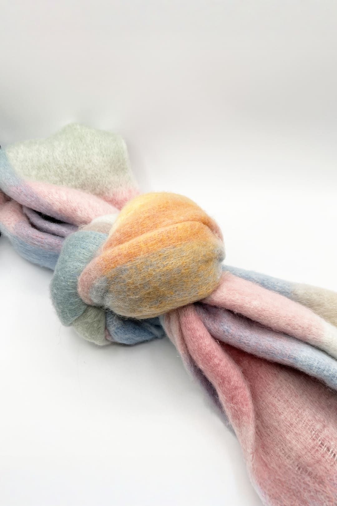 SVNX Pastel Check Print Scarf