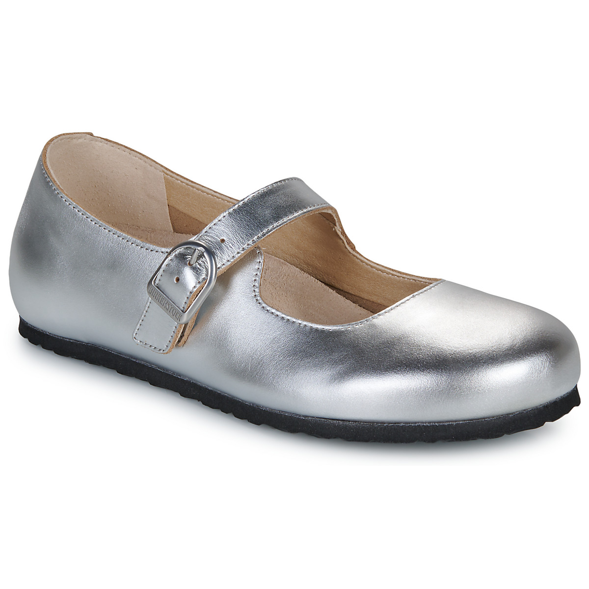 BIRKENSTOCK - Santa Clarita - Leather / Smooth / Silver