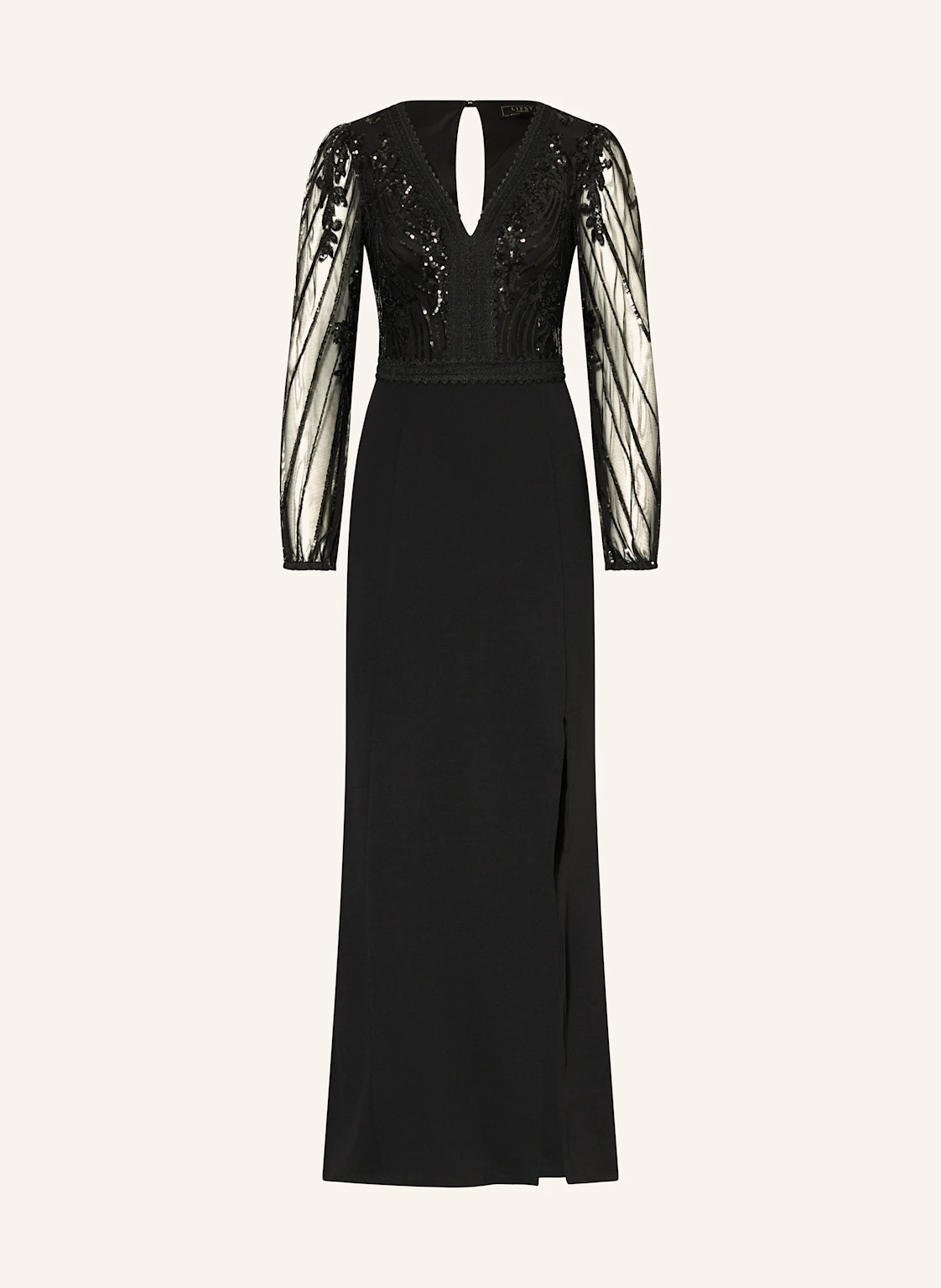 LIPSY Abendkleid mit Pailletten und Spitze