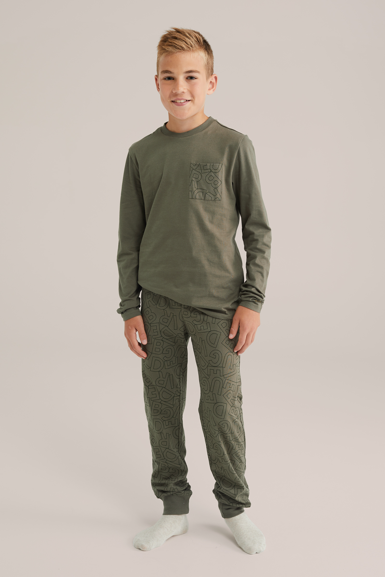 Jongens Pyjama met print