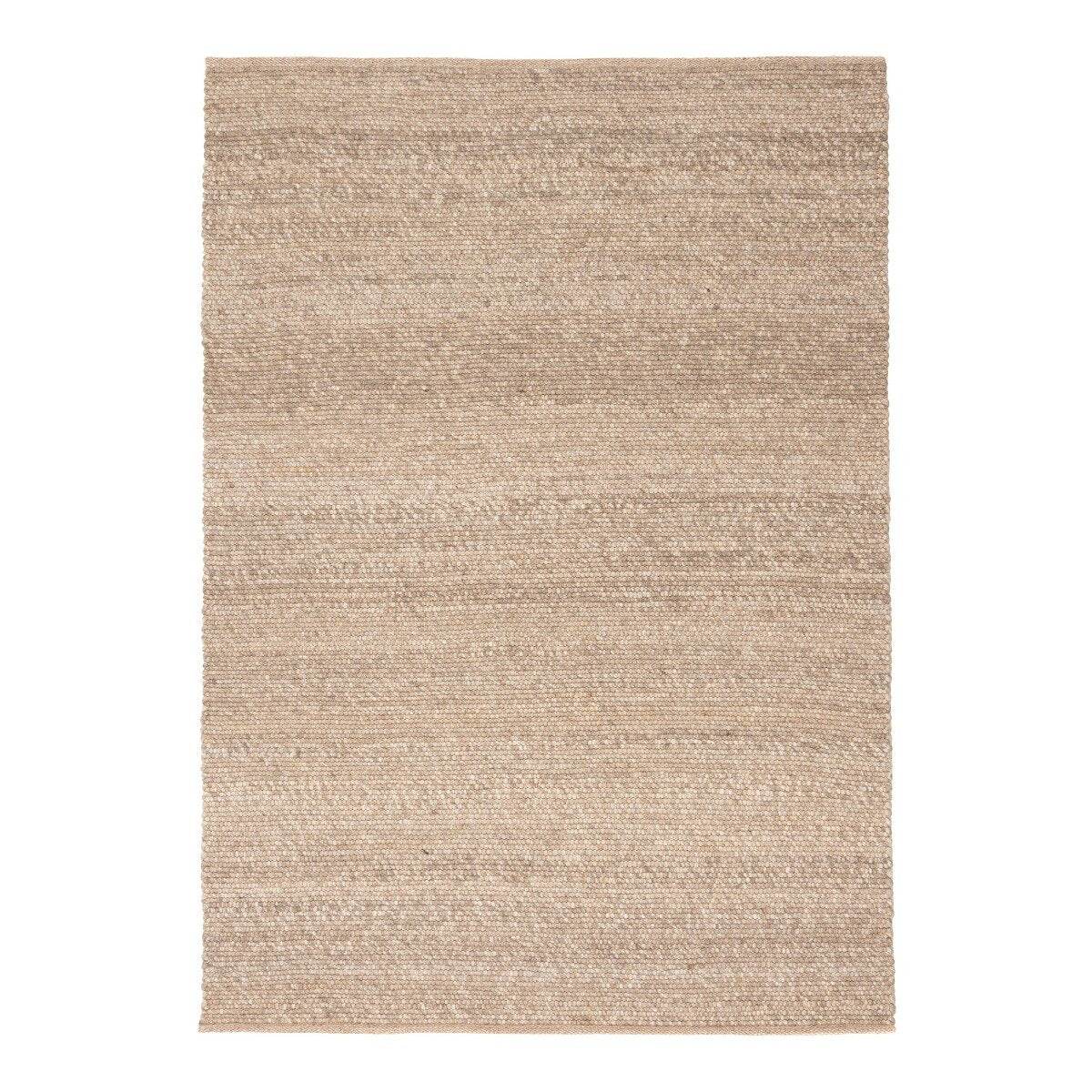 Interieur05 Wollen Vloerkleed Lichtbruin Vik