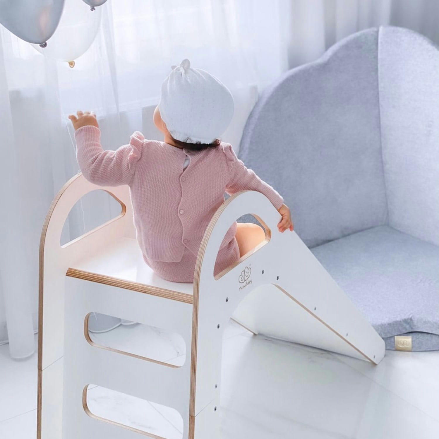 - Toboggan scandinave blanc