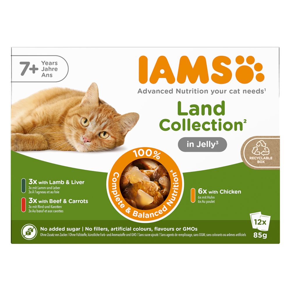 IAMS Advanced Nutrition Senior 7+ Land Collection in Jelly