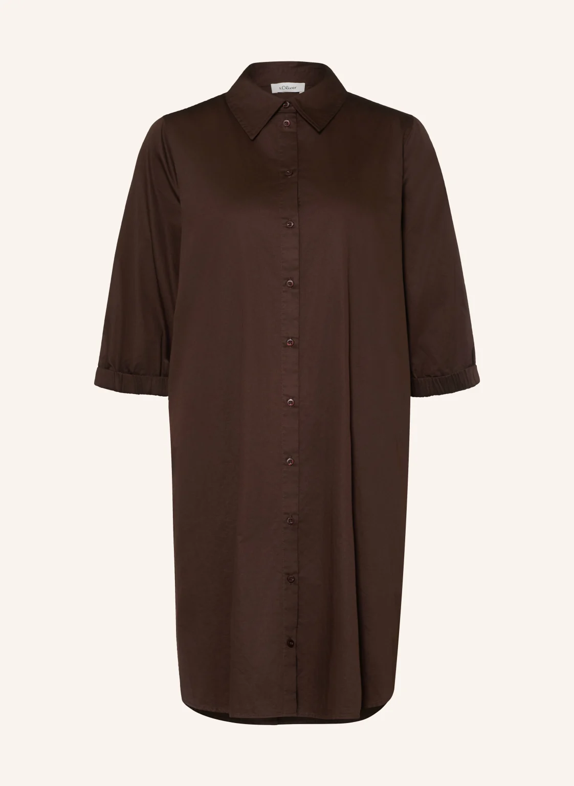 s.Oliver Hemdblusenkleid mit 3/4-Arm