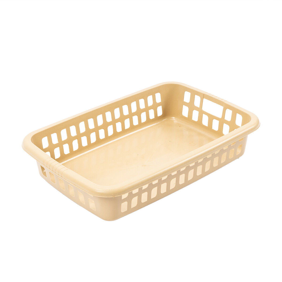 Cesto de roupa baixo LAND castanho claro