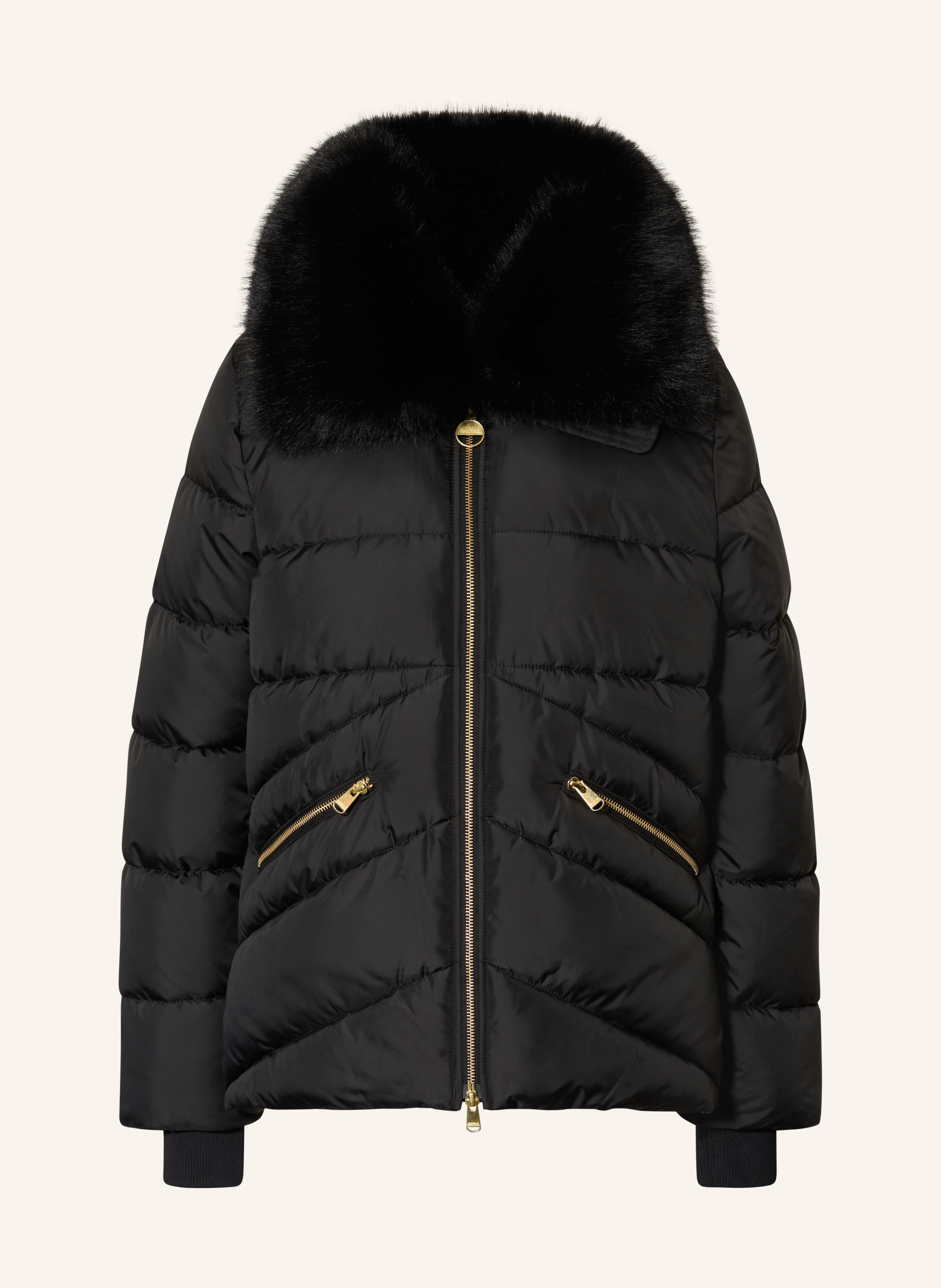 BARBOUR INTERNATIONAL Steppjacke CYRUS mit Kunstfell