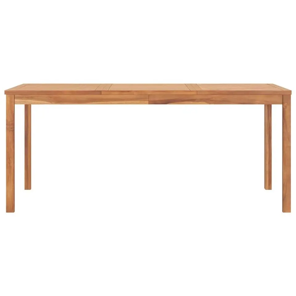 vidaXL - Tuintafel - Bruin - Teakhout - 180 x 90 x 77 cm