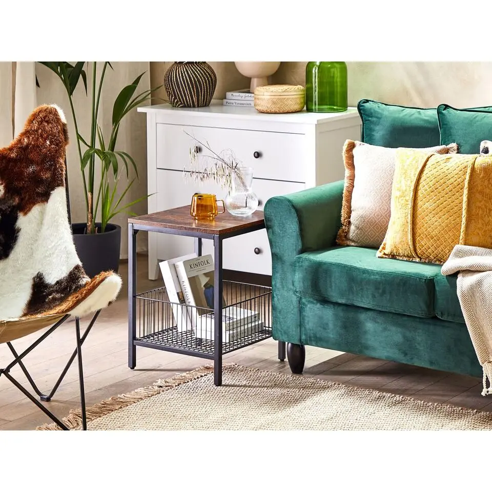 KENNER - Bijzettafel - Zwart - Vezelplaat