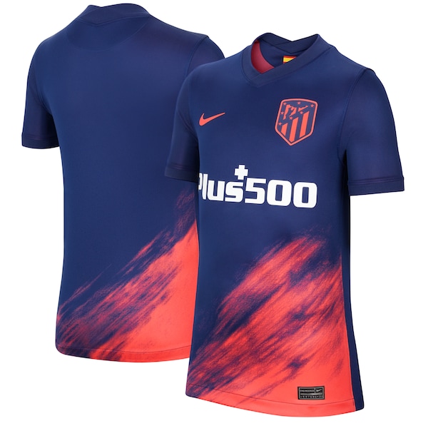 Atletico de Madrid Nike Youth 2021/22 Away Breathe Stadium Replica Jersey - Blue