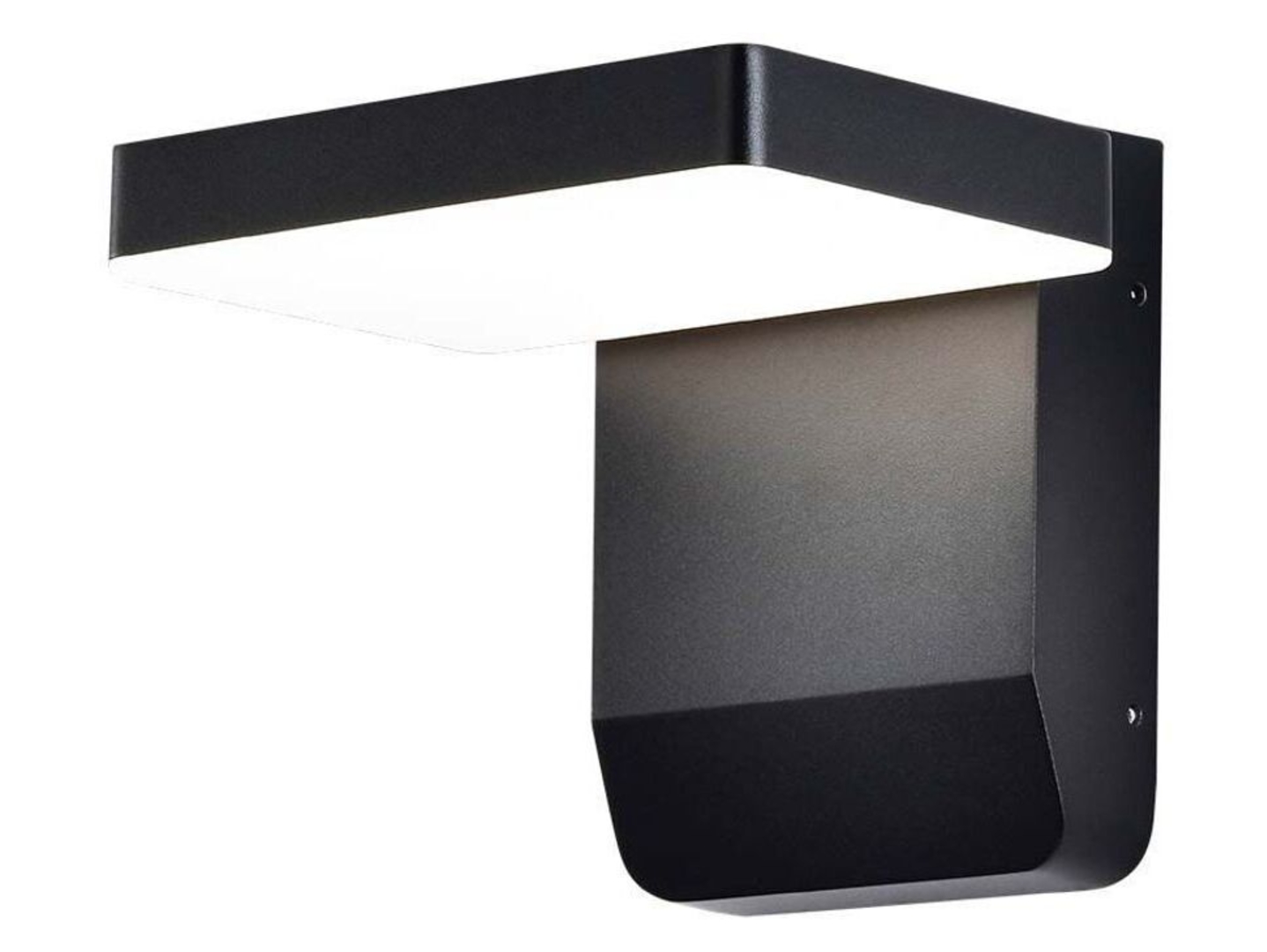 Kinkiet zewnętrzny VT-11020 LED 4000K 17,8 cm aluminiowy czarny