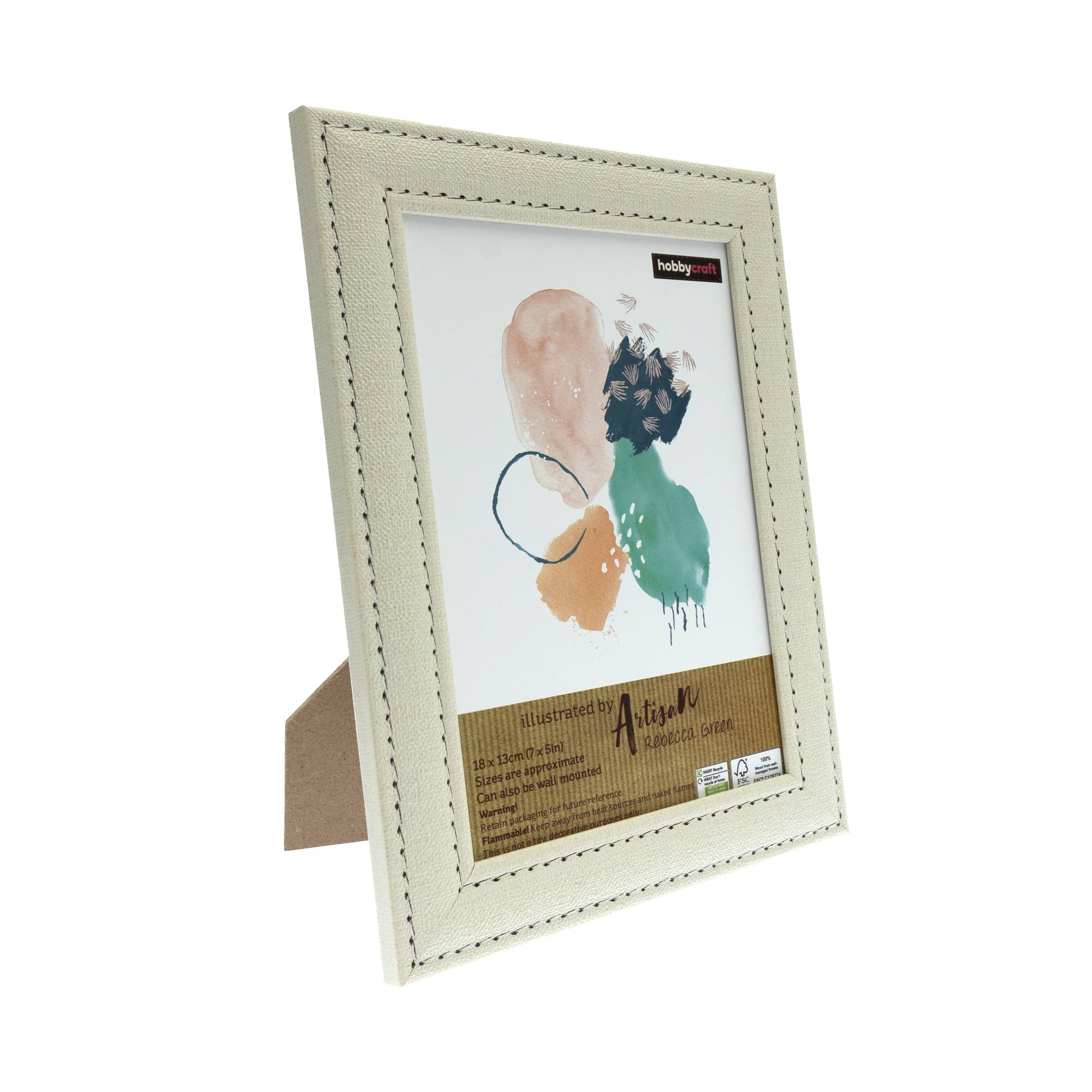 Ivory Picture Frame 18cm x 13cm