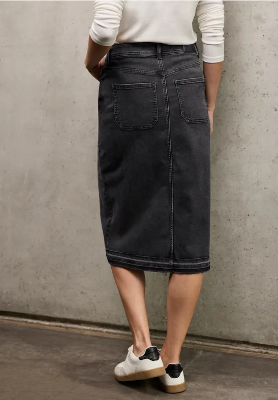 Midi Jeansrock
