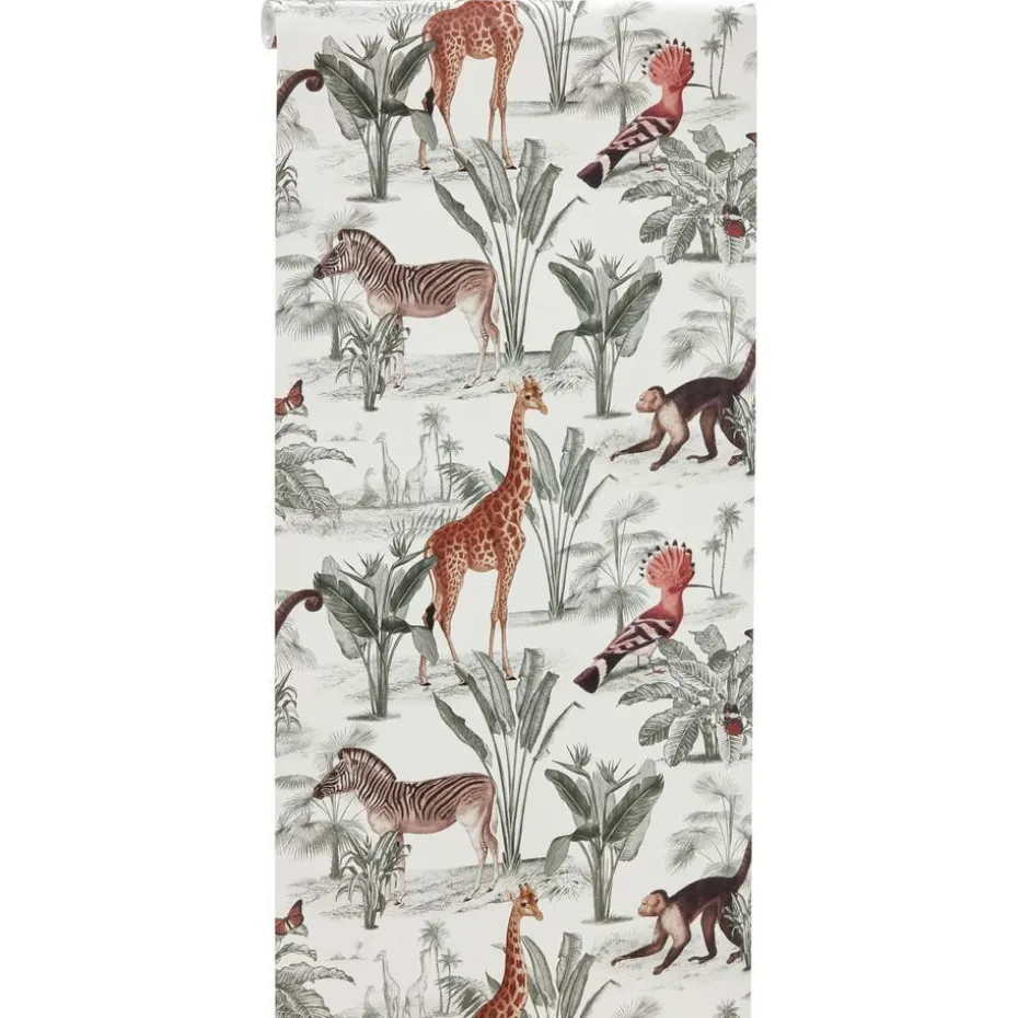 Kwantum Vliesbehang | Behang Lucas  Wit