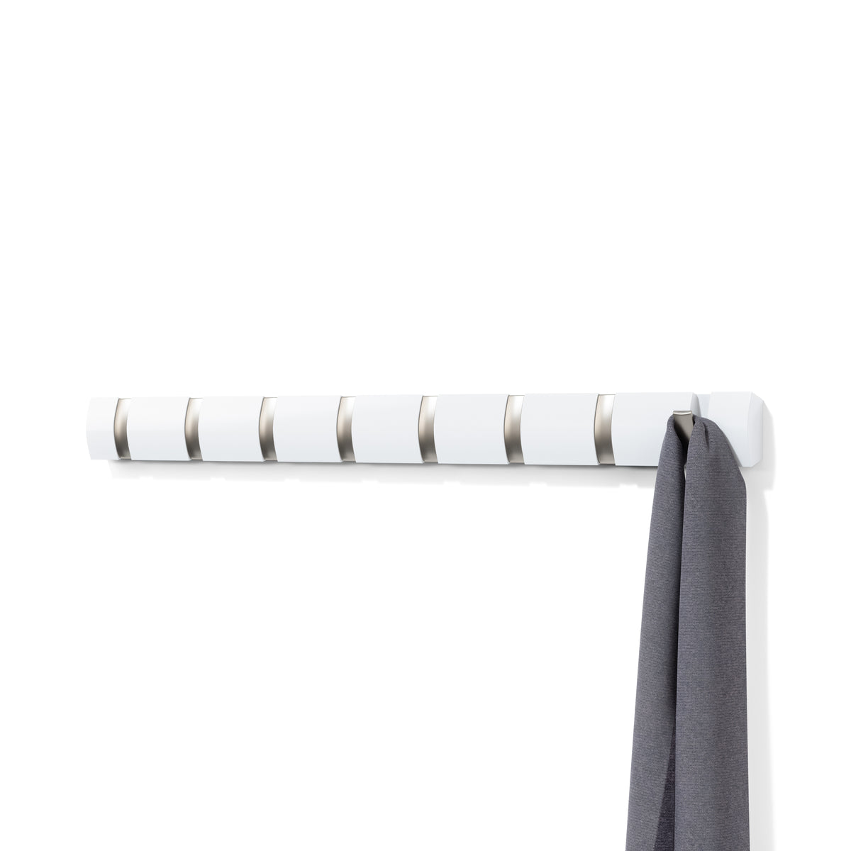 Umbra wandhaak (8) Flip - 81 x 6 x 3 cm - Wit
