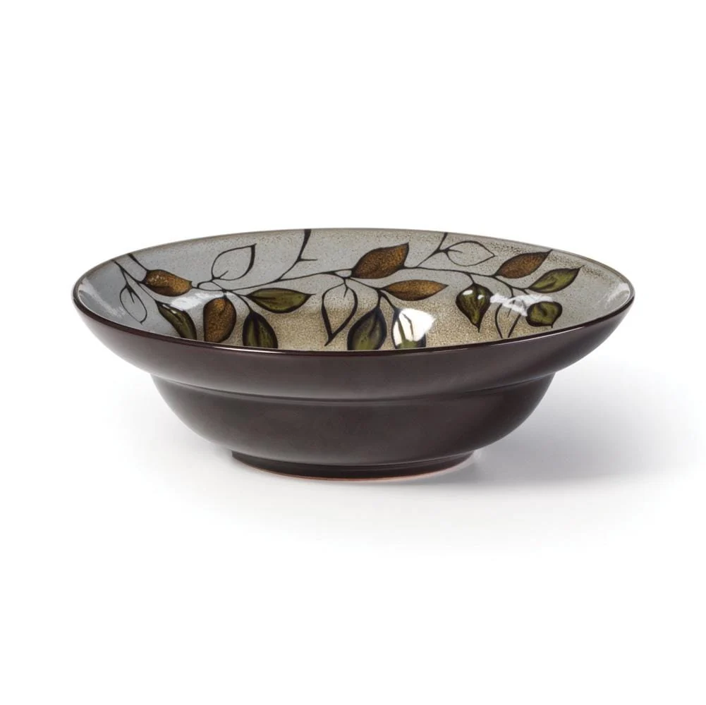 Rustic Leaves Soup Cereal Bowl