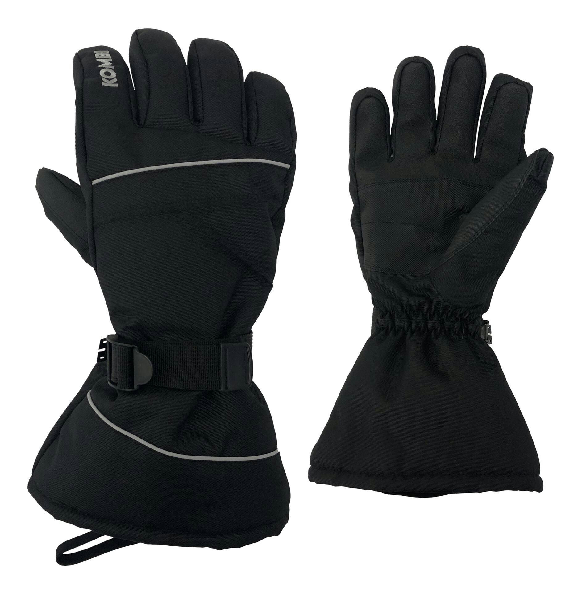 Kombi Men's Thermal Insulated Fleece LIned Winter Ski Snowmobile Mitts/Mittens Waterproof
