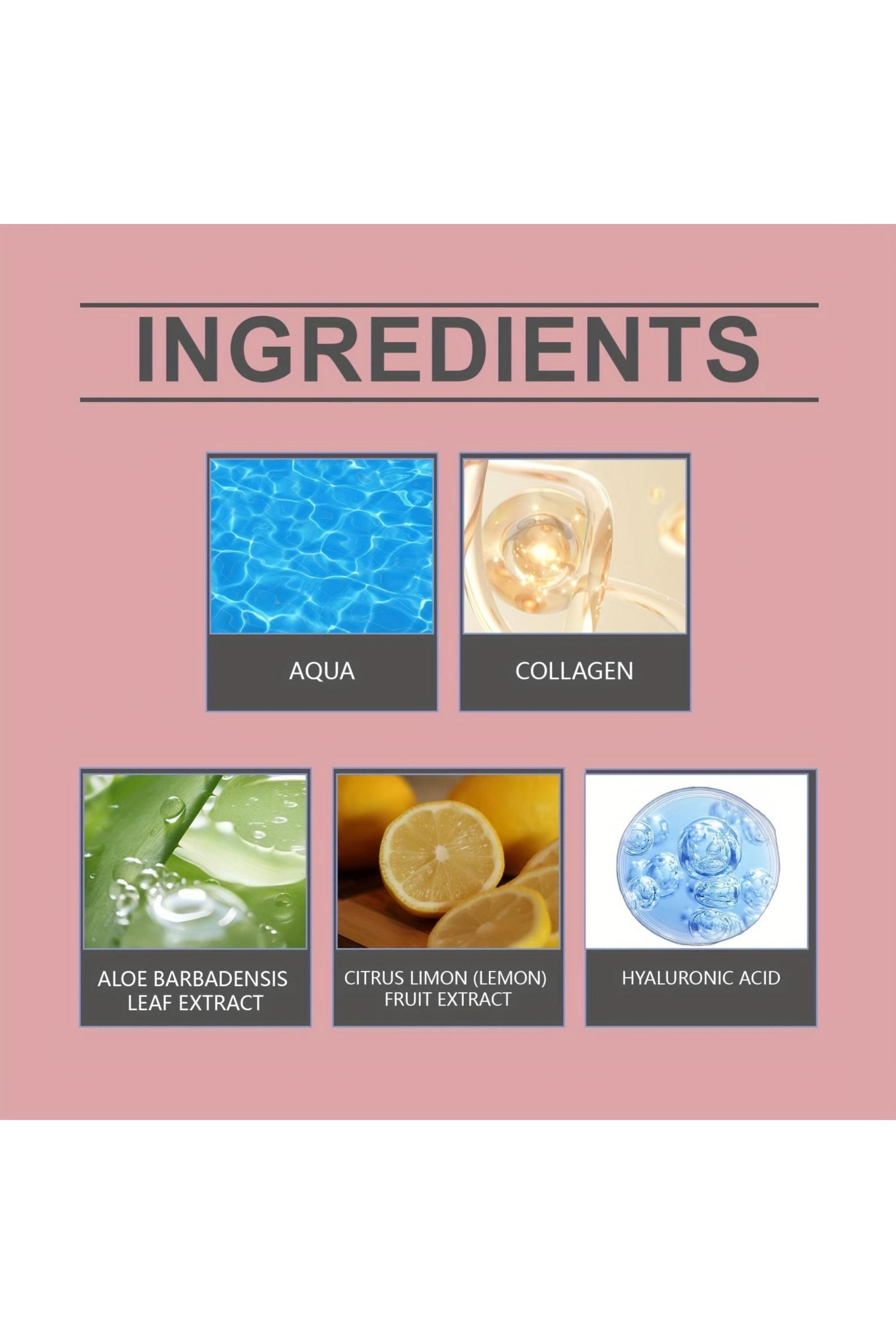 Dyzi Instant Lifting Collagen Gel Mask 4pcs Unscented All Skin Types