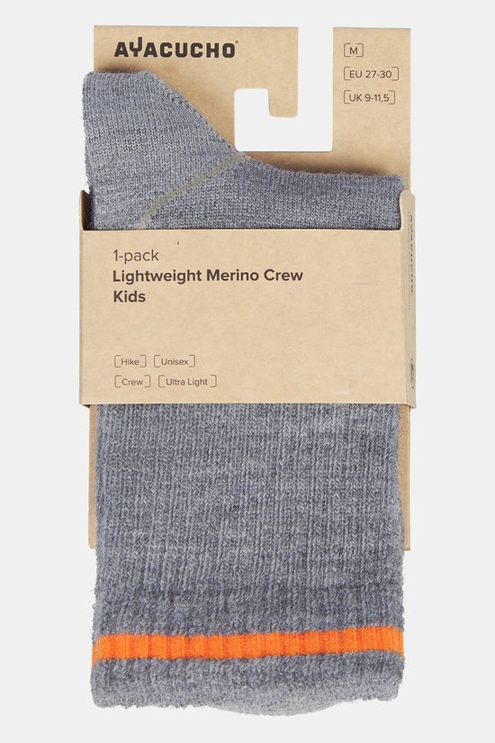 Ayacucho Lightweight Merino Crew Kids Wandelsok Junior