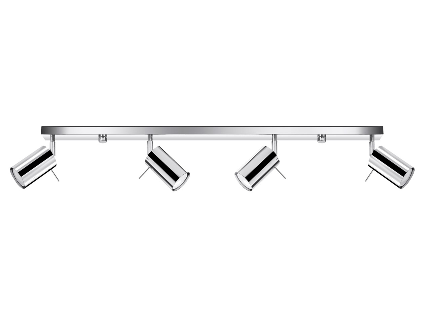 Spot Ring 4-punktowy 80 cm stalowy srebrny