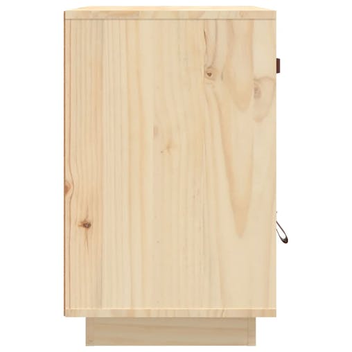 NNEVL Bedside Cabinets 2 pcs 40x34x55 cm Solid Wood Pine