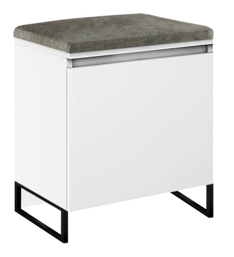 Szafka Megan 1P Biały/Szary 50X37X61 Cm