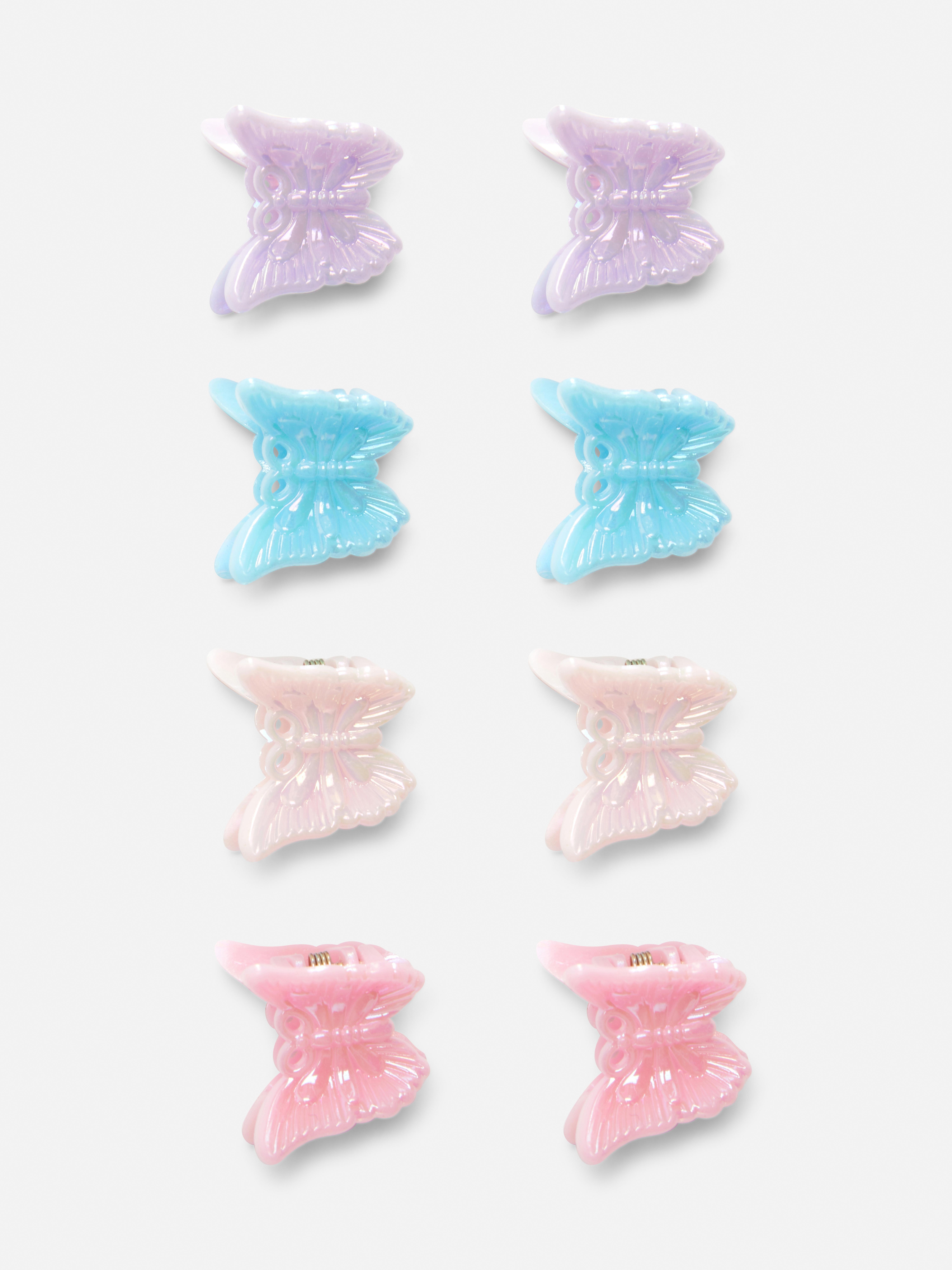 8-Pack Mini Butterfly Hair Clips