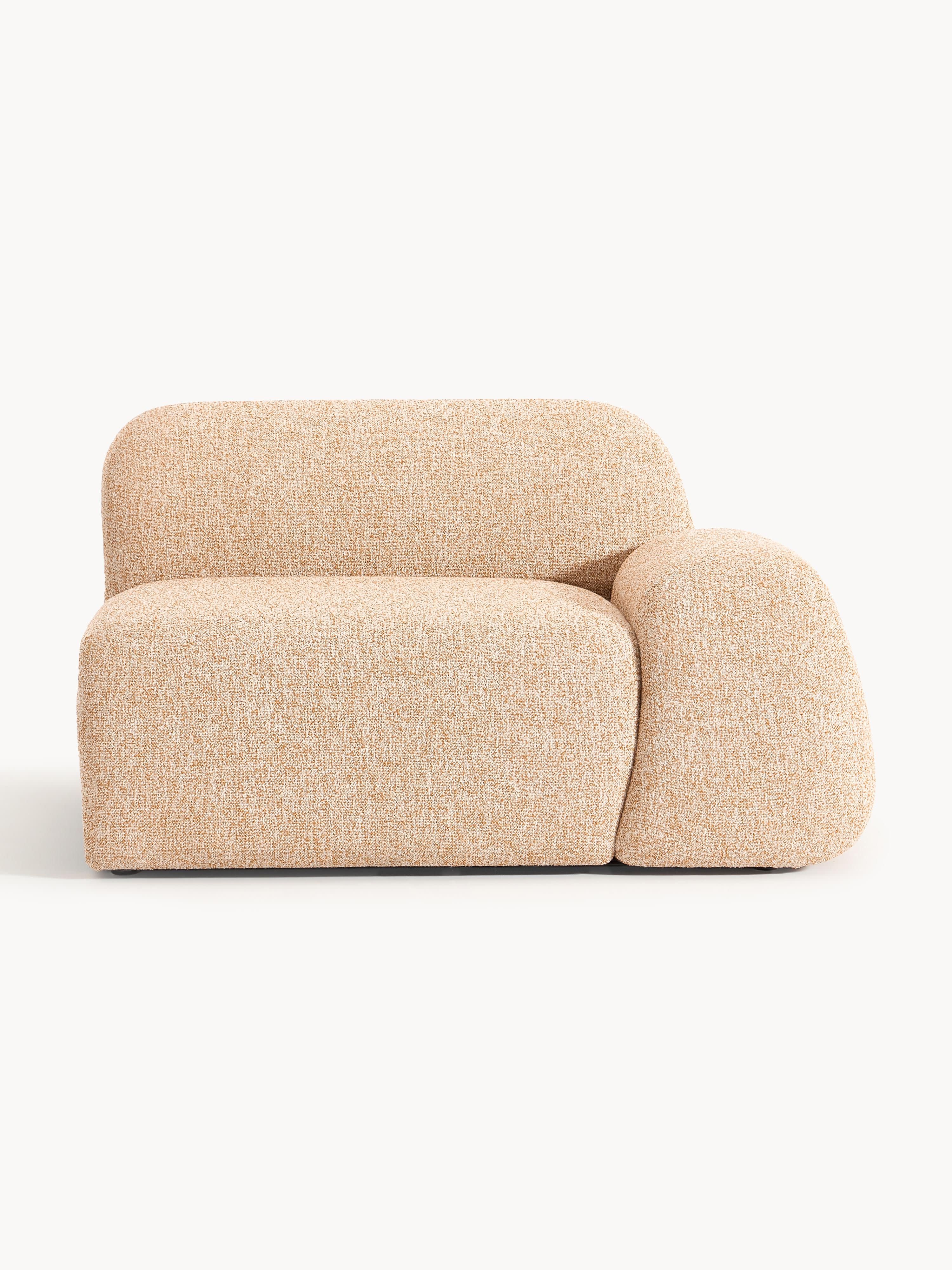 Eckmodul Wolke aus Bouclé