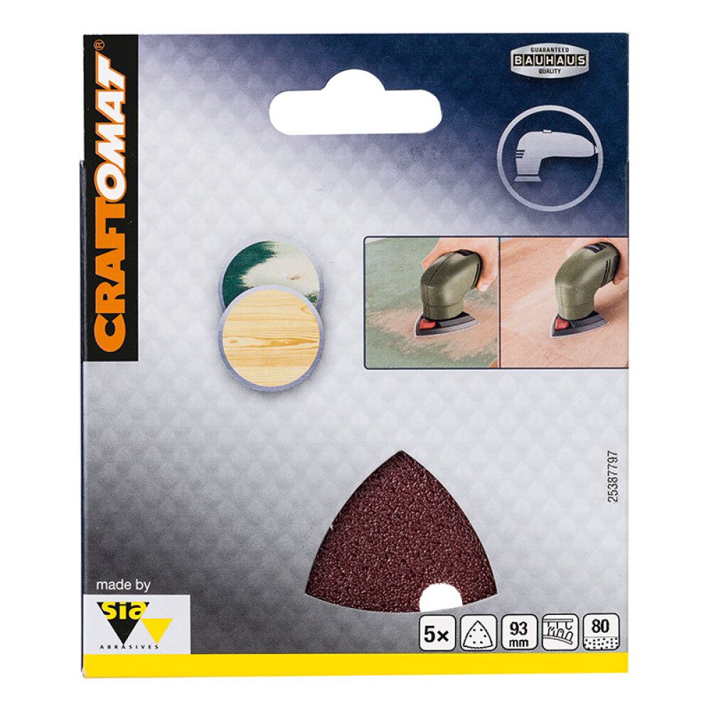 SLIPEBLAD CRAFTOMAT DELTA BFWP 93MM K80 5STK