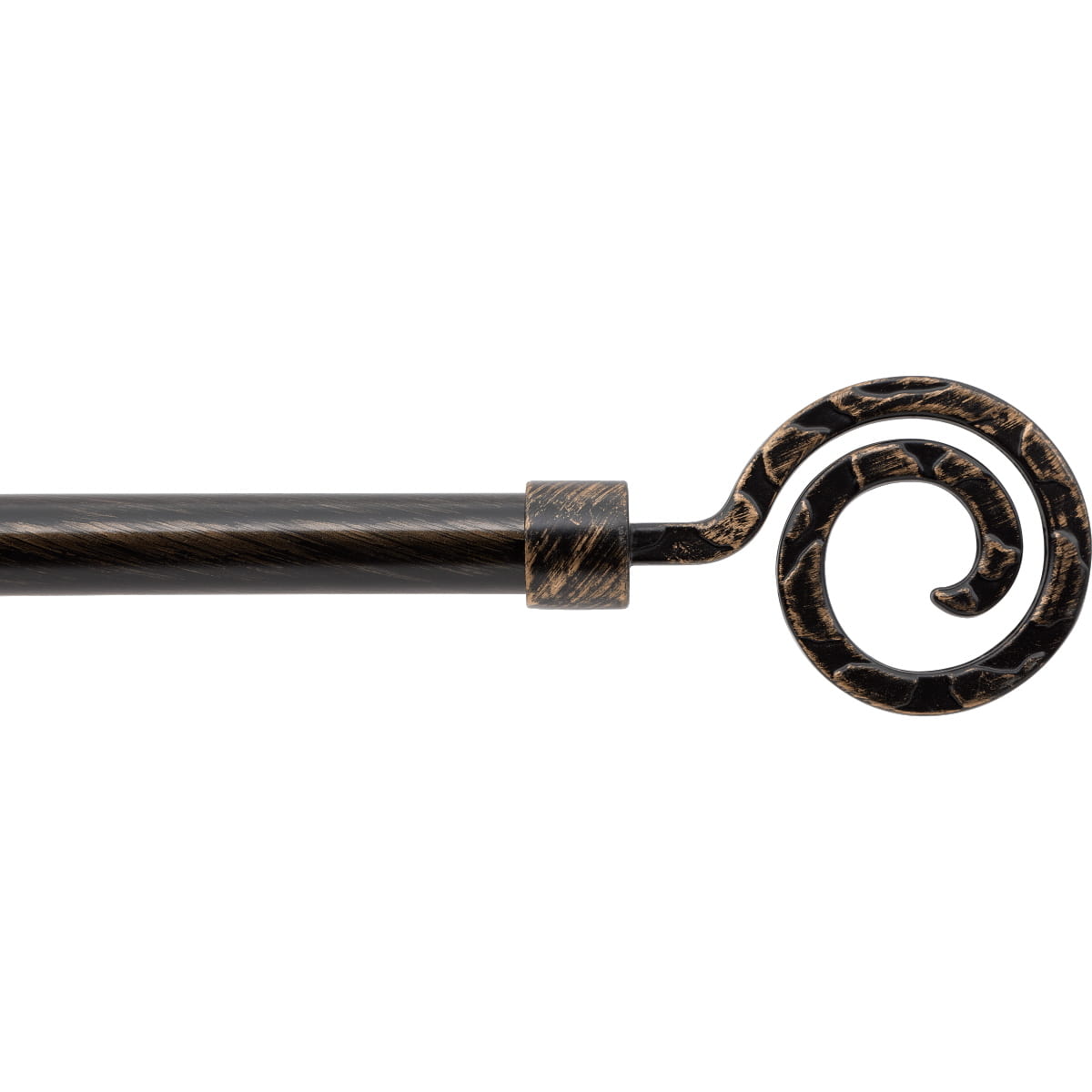 Kit varão extensível DEMEURE preto 120-210cm